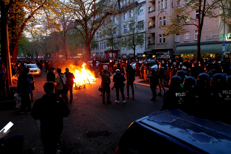 Revolutionary 1st may demonstration Berlin 2021 157