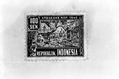 Reproductie van een postzegel van de Repoeblik Indonesia, Bestanddeelnr 11709
