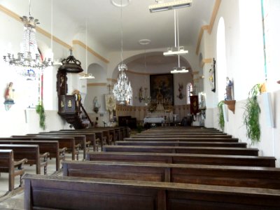 Rhodes (Moselle) église intérieur