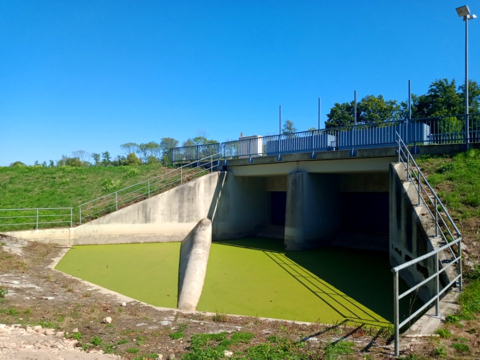 Rench-Flutkanal, Ein- und Auslassbauwerk Hürben (2)