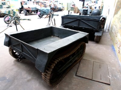 Renault UE with trailer in the Musée des Blindés, France, pic-1