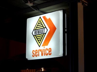 Renault lichtreklame