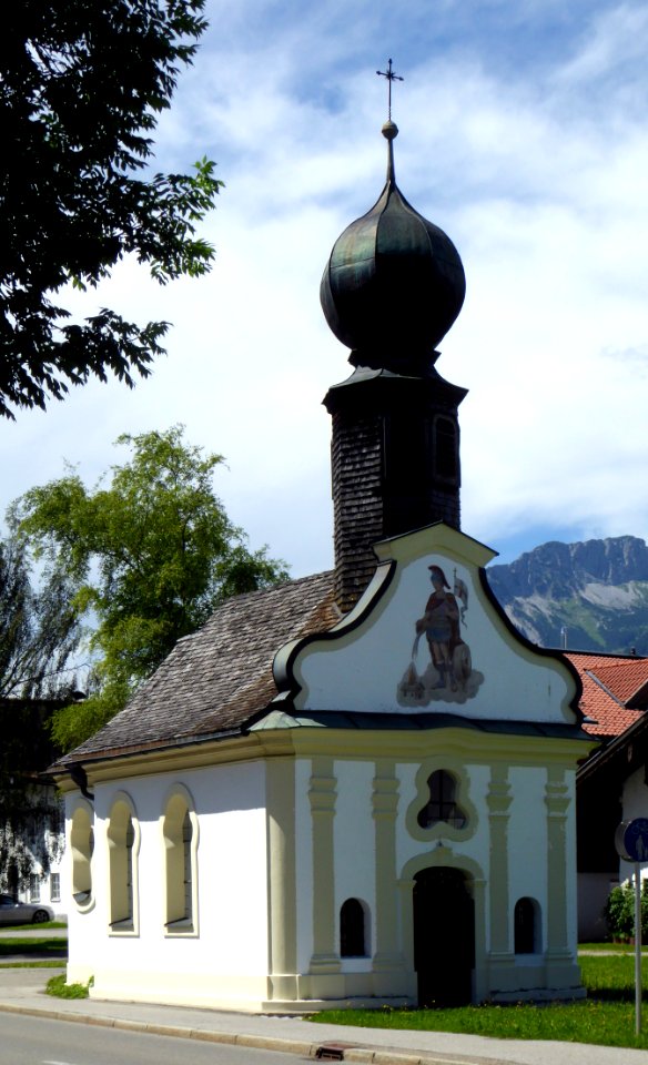 Reutte, Florianskapelle von Nordosten, 1