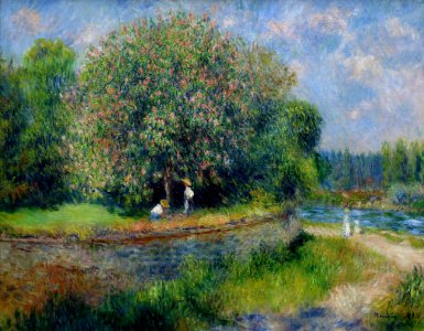 Renoir Chestnut Tree in Blossom Berlin Alte Nationalgalerie 27042018