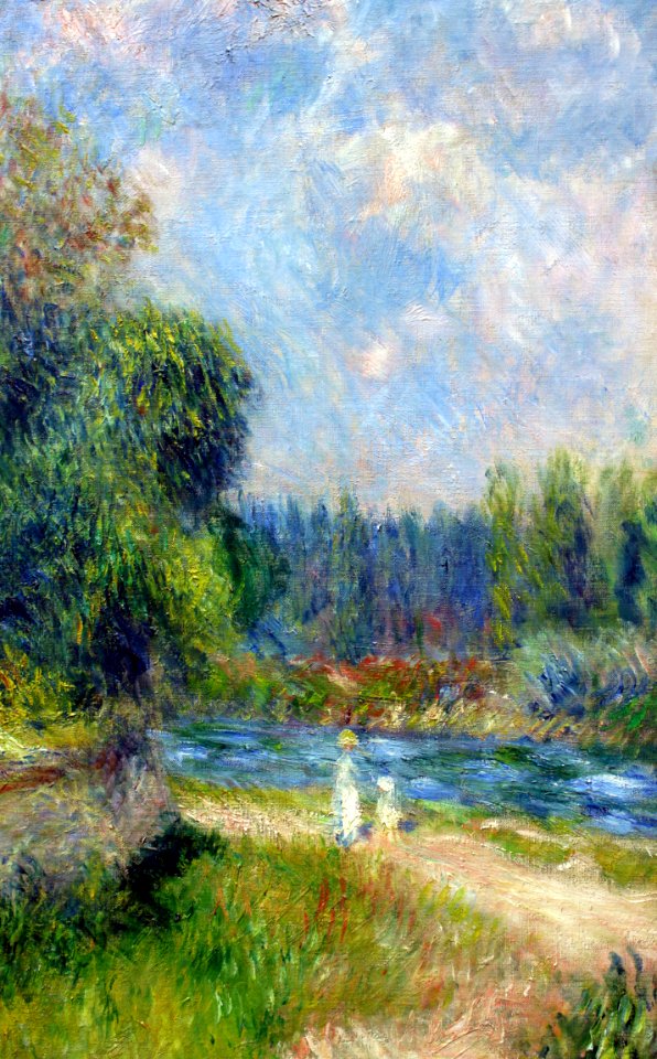 Renoir Chestnut Tree in Blossom Detail Berlin Alte Nationalgalerie 27042018 2