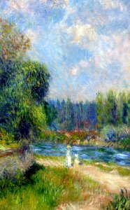 Renoir Chestnut Tree in Blossom Detail Berlin Alte Nationalgalerie 27042018 2