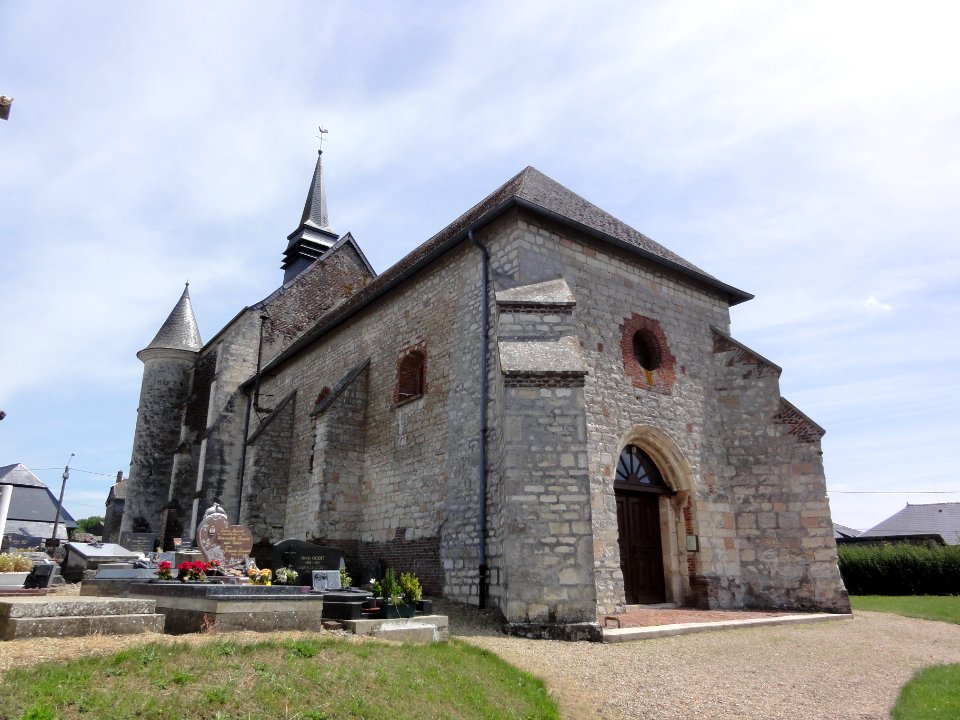 Renneval (Aisne) église, nord-ouest