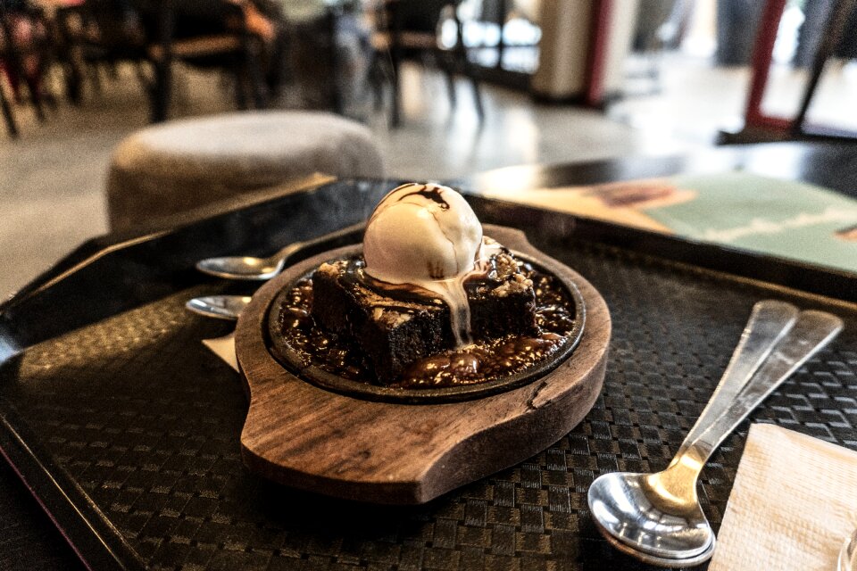 Chocolate ice cream vanilla