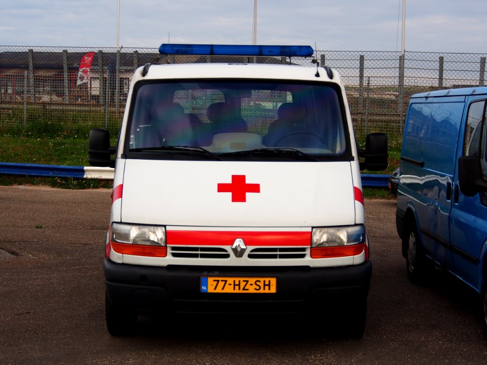 Renault Red Cross Ambulance at Zandvoort circuit