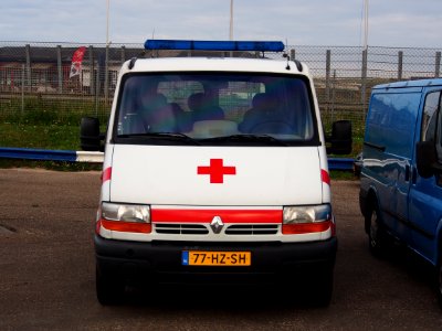 Renault Red Cross Ambulance at Zandvoort circuit