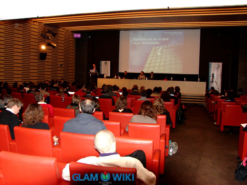 Rencontres Wikimedia 2010 GLAM Salle Victor Hugo National Assembly France