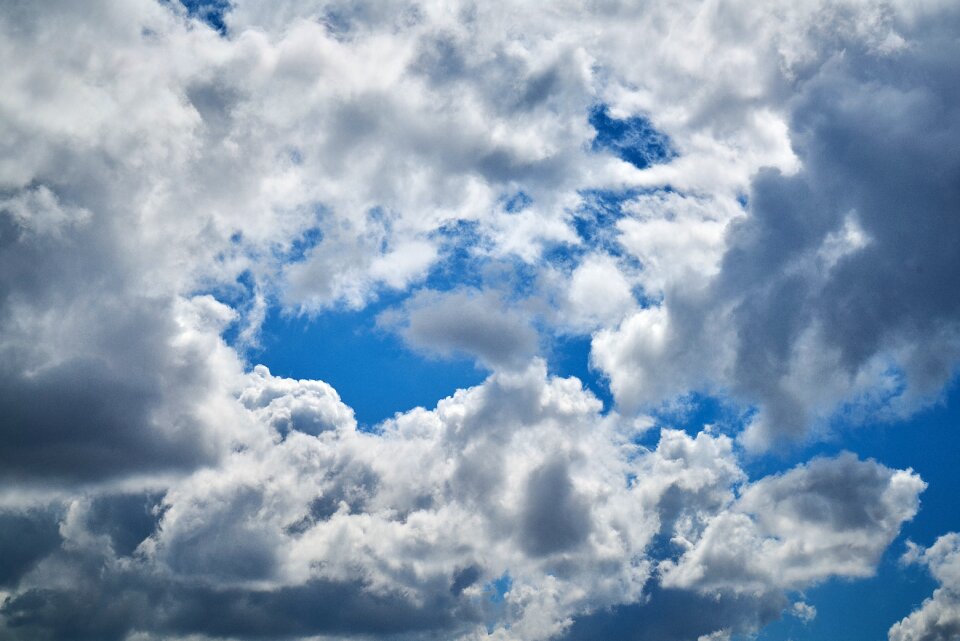 Cloud blue sky