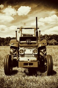 Old agriculture agricultural machinery