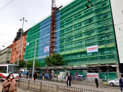 Renovace budovy poblíž OC Letmo 20210524 170843
