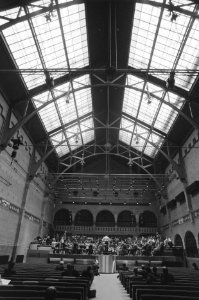 Repetitie Nederlands Philharmonisch Orkest in Concertzaal Koopmansbeurs, Bestanddeelnr 934-2064