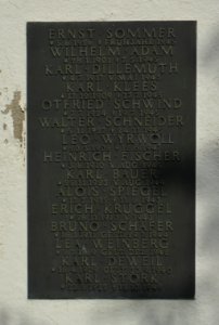 Rendel, Gefallenendenkmal. Tafel 6