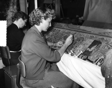 Reparatie Wandtapijten uit Middelburg te Haarlem, Bestanddeelnr 907-1797