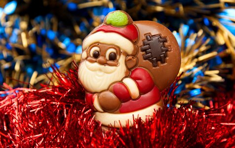 Christmas chocolate tinsel