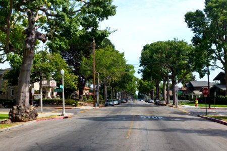 Residential area in Whittier California 1