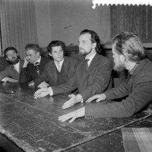 Repetitie passiespelen in Tegelen, repetitie voor het laatste avondmaal, 2e van , Bestanddeelnr 911-0325