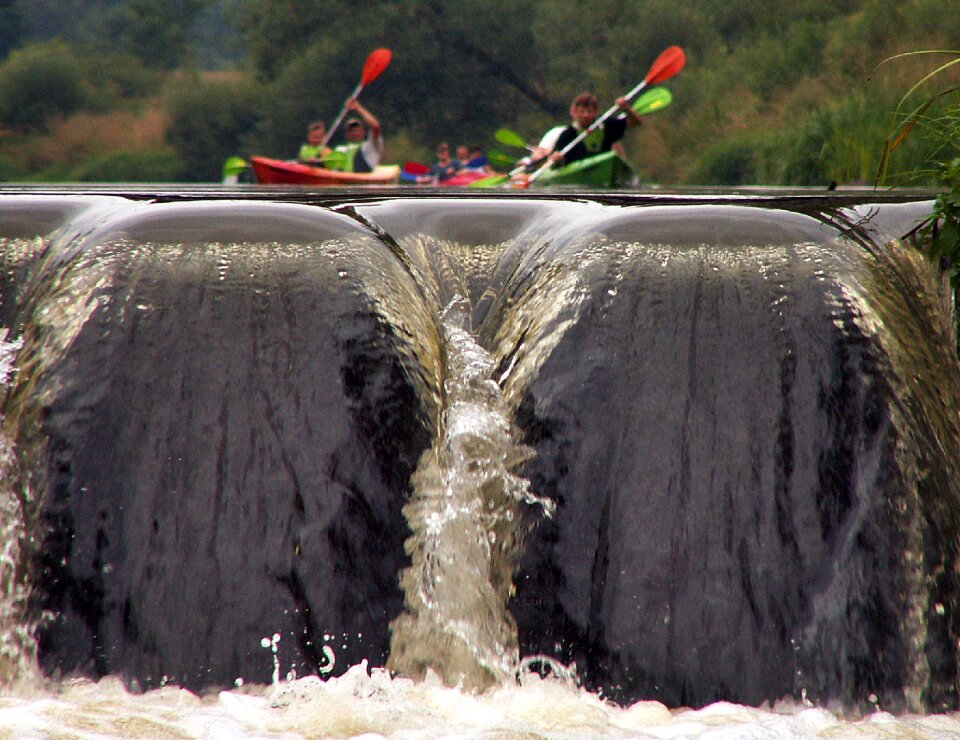 Rafting water kajakować