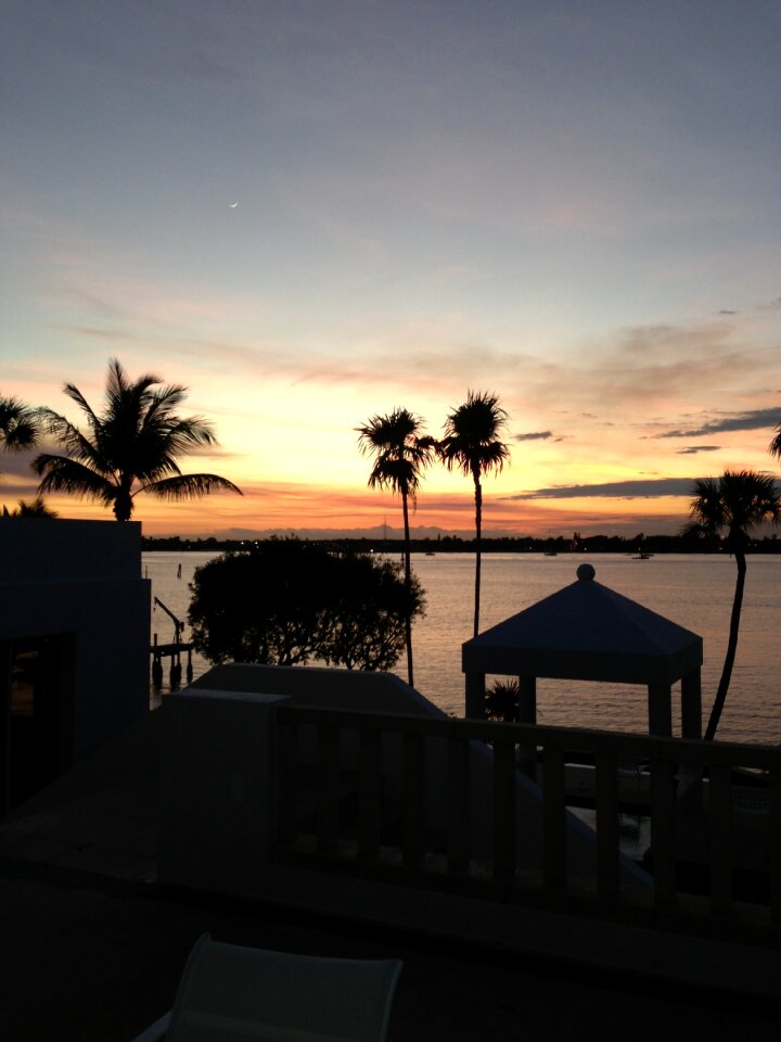 Lantana florida sunset