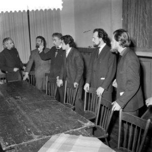 Repetitie passiespelen in Tegelen, repetitie voor het laatste avondmaal, 2e van , Bestanddeelnr 911-0324