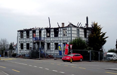 RestaurantZur TraubeAbgebrannt