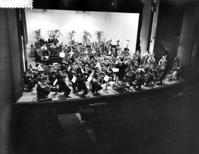Repetitie van het London Symphony Orkest in Rotterdam, Bestanddeelnr 911-0500
