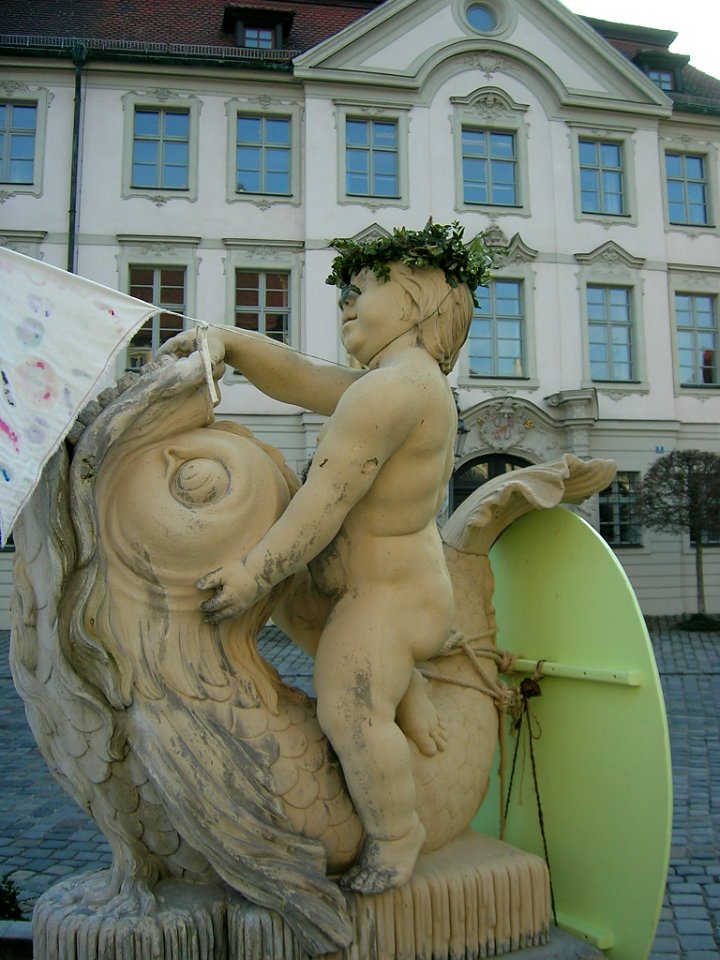 Residenzplatz Eichstätt kleiner Brunnen -Ostern 2013 (4)