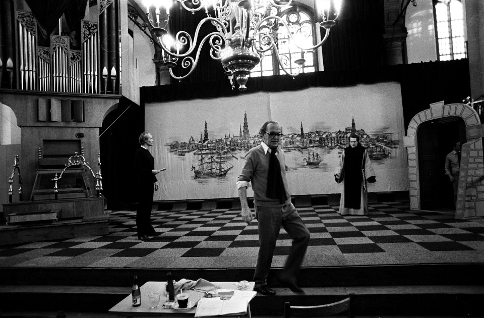 Repetities van Gijsbreght van Aemstel in Westerkerk in Amsterdam olv Carel Br, Bestanddeelnr 927-6658