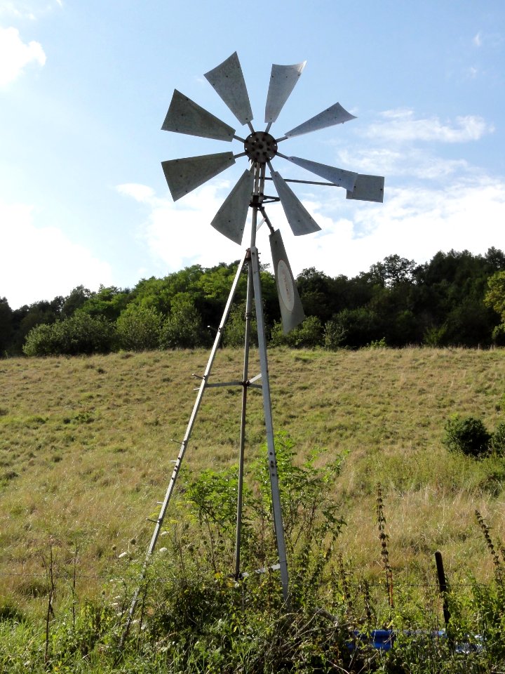 Resson (Meuse) windwheel pump