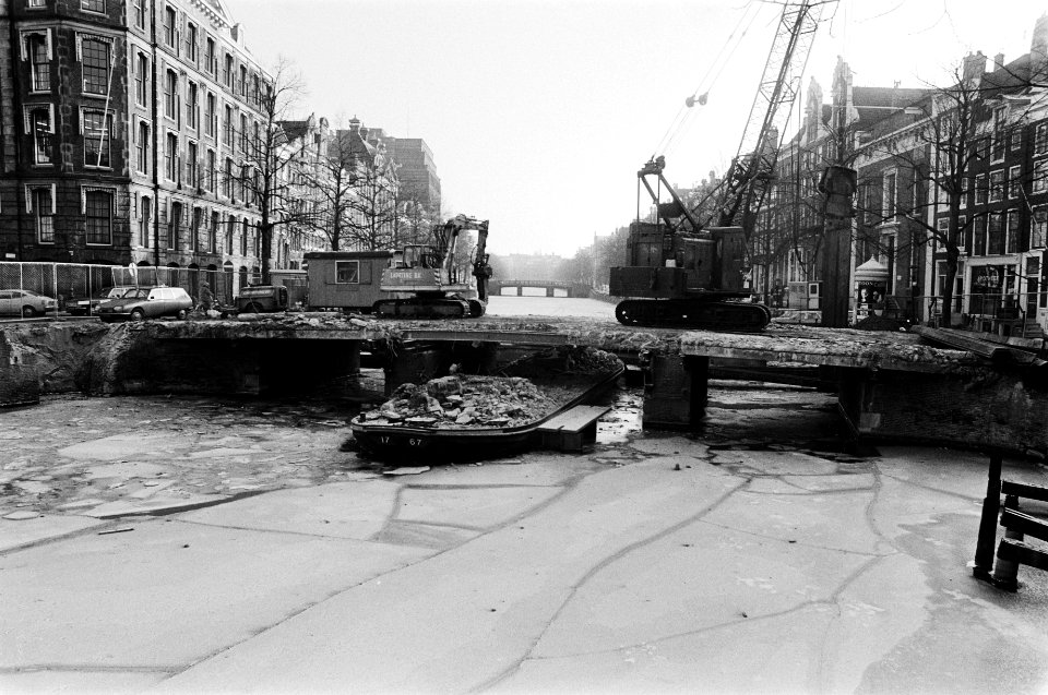 Restauratie brug Keizersgracht Nieuwe Spiegelstraat, Bestanddeelnr 930-6270