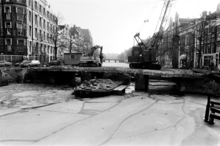 Restauratie brug Keizersgracht Nieuwe Spiegelstraat, Bestanddeelnr 930-6270