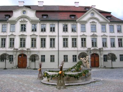 Residenzplatz Eichstätt kleiner Brunnen -Ostern 2016 (2)