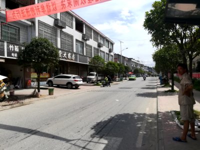 Residential buildings in Shatian Township of Ningxiang, Hunan, China1