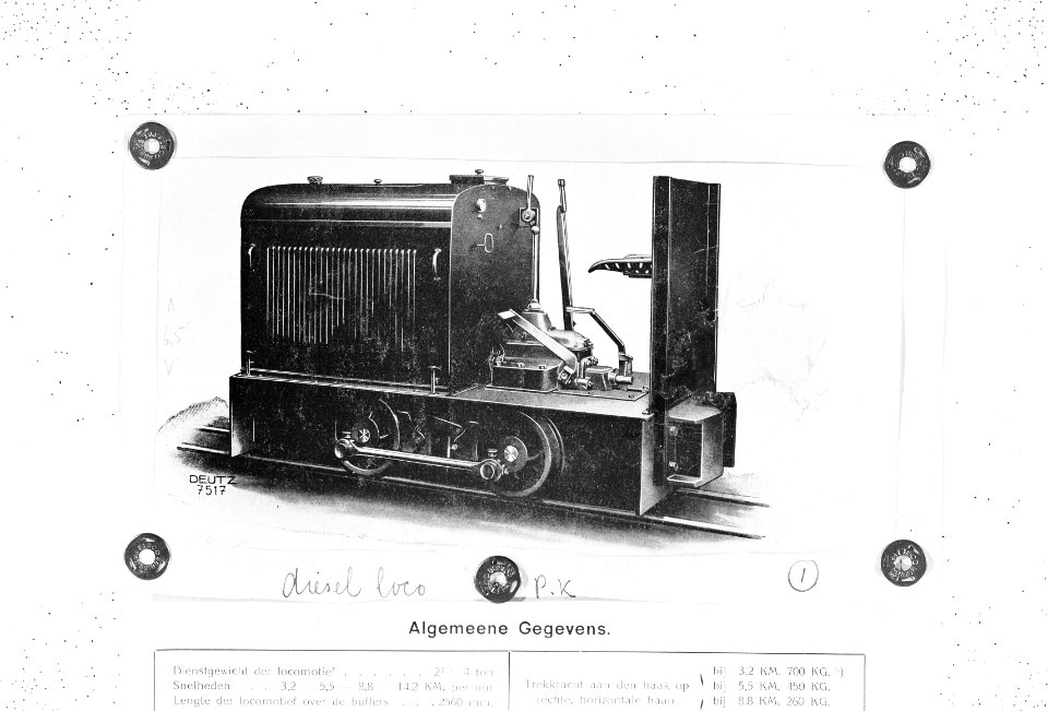 Reproducties, diesel loco, Bestanddeelnr 253-7100