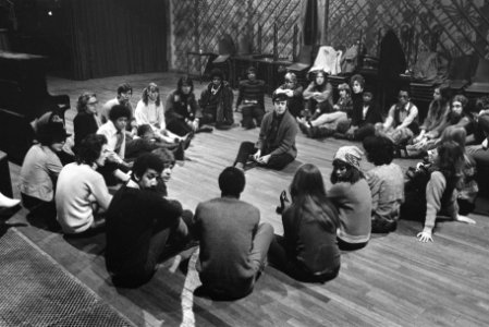 Repetities voor musical Hair in Amsterdam, Bestanddeelnr 923-0780