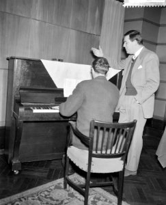 Repetities voor de Finale van het Nationaal Songfestival 1960 in Hilversum, Kare, Bestanddeelnr 910-9975