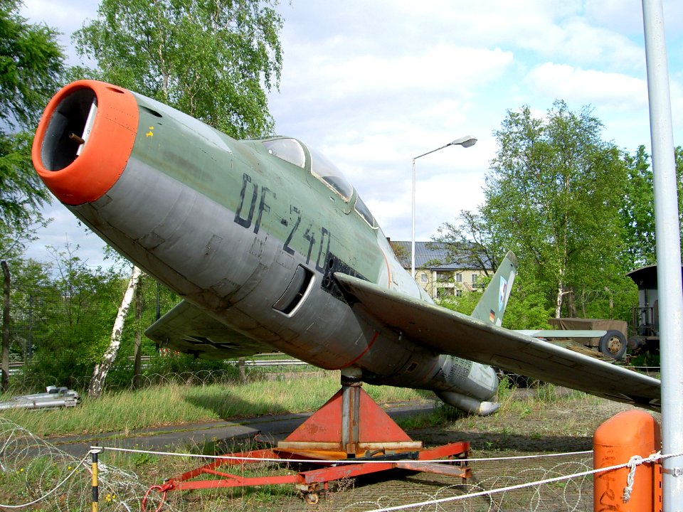 Republic F-84F Thunderstreak DF+240, Alliierte in Berlin pic1