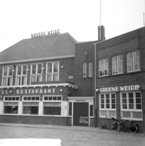 Restaurant De Groene Weide te Leeuwarden gaat weg, exterieur, Bestanddeelnr 917-8537