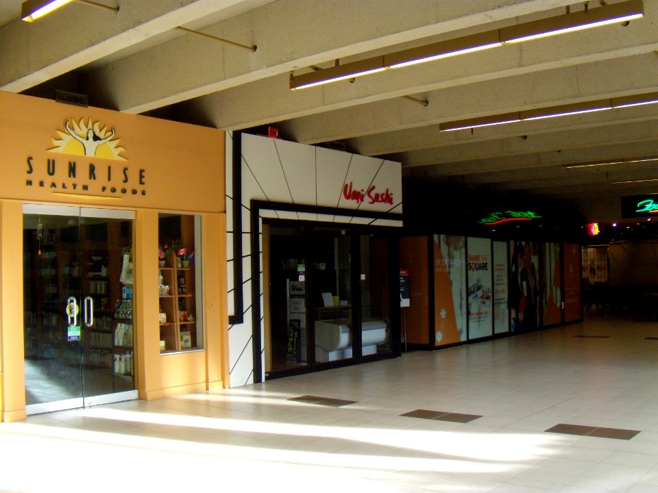 Restaurants in "Winnipeg Square" underground mall in Winnipeg, Manitoba