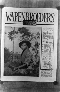 Reproductie voorpagina tijdschrift Wapenbroeders no 29 van 2 januari 1947, Bestanddeelnr 8759