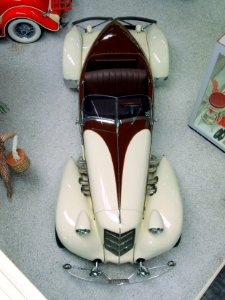 Replica of Auburn 852 Speedster top view
