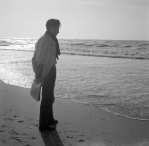 Reportage jonge zeer begaafde organist Dick van Rijn uit Katwijk aan Zee aan he, Bestanddeelnr 912-3601