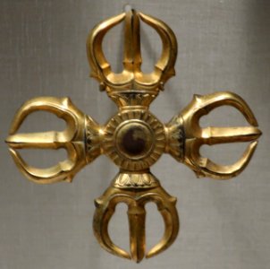 Ritual object from Japan, Kamakura period, 13th-14th century, gilt bronze