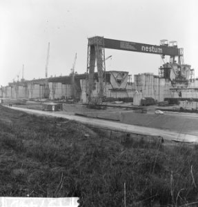 Reportage bouwwerkzaamheden Haringvliet, Bestanddeelnr 913-7443