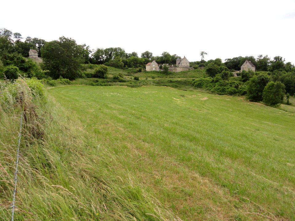 Ressons-le-Long (Aisne) vue sur le hameau de La Montagne