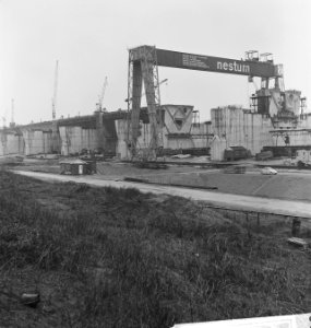 Reportage bouwwerkzaamheden Haringvliet, Bestanddeelnr 913-7449