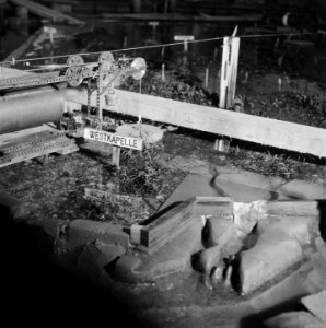 Reportage uit het waterloopkundig laboratorium te Delft, betreffende de droogleg, Bestanddeelnr 900-9470